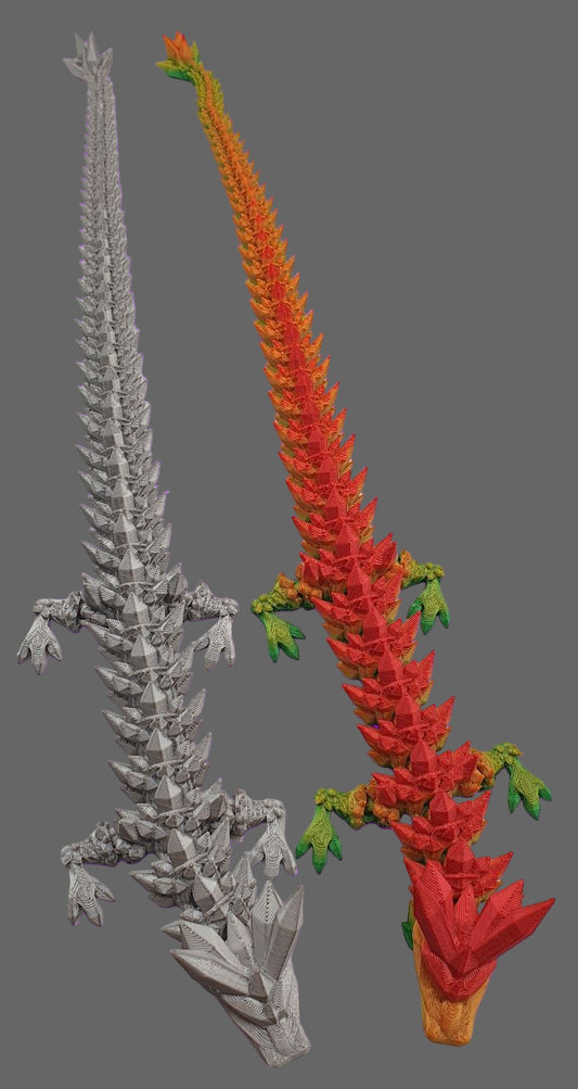 Articulated Crystal Dragon 38cm